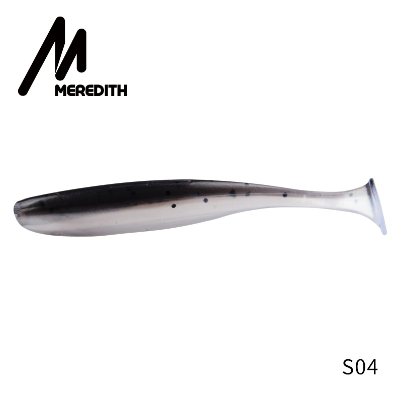 S04 Meredith 75 мм 2,4 г 20 шт рыболовные приманки, наживки, легко сбрасываемые плавающие приманки, мягкая силиконовая приманка, двойной цвет, искусственный карп, Мягкая приманка - Цвет: S04