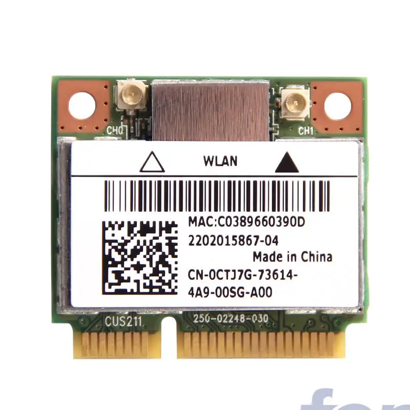 Беспроводная сетевая плата Dell Killer Wireless N 1202 AR5B22 Двухдиапазонная мини карта PCI E WiFi