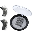 Новинка 4 шт.компл. 3D Магнитные ресницы женские ручной работы Многоразовые Накладные ресницы длинные натуральные наращивания ресниц инструменты для макияжа 4 типа