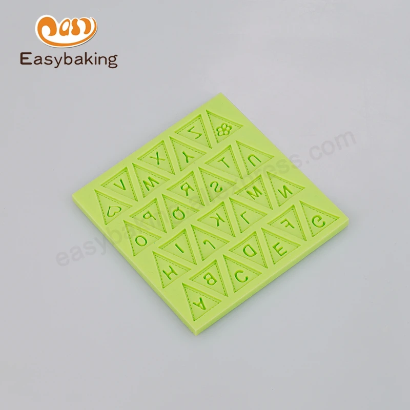Кухонные аксессуары для выпечки в форме флага Алфавит/буква силиконовая форма