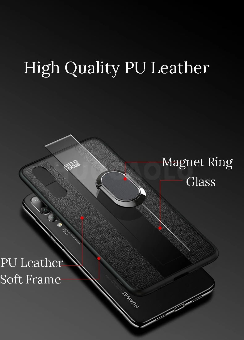 Роскошный чехол для спортивного автомобиля huawei P30 P20 Pro mate 20 Lite P Smart mate 10 Nova 3i 3 4 чехол с магнитным кольцом Etui