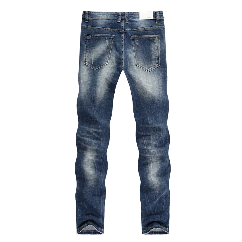 KSTUN мужские джинсы из денима светло-голубой стрейч осень-зима Slim Fit Casaul мужские длинные штаны хорошего качества ковбойский стиль