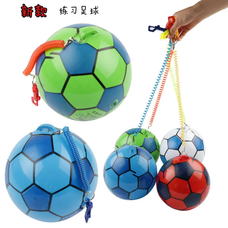Новый детский надувной игрушечный мяч с цепочкой футбол в детском саду ball.1 при