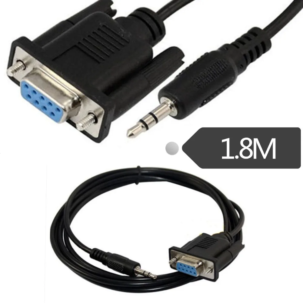 9-контактный RS232 DB9 FEMALE TO 3 5 MM 3P MALE JACK адаптер последовательный кабель 180 см