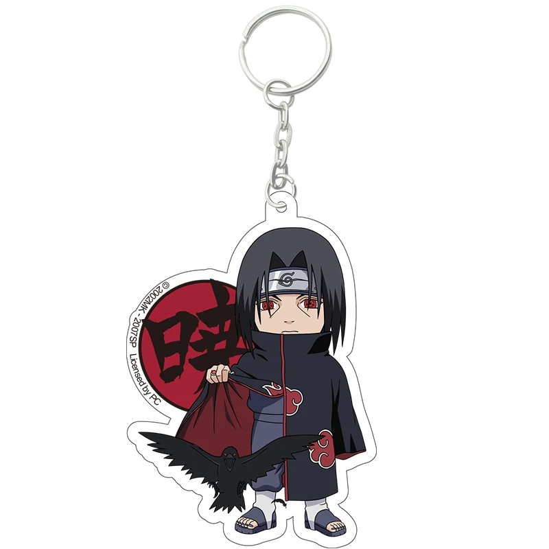 B Аниме Наруто Акацуки Учиха Итачи косплей реквизит Pein Pain Sasori Konan Deidara Kisame дети взрослые ПВХ брелок Подвеска Игрушка Новинка - Цвет: B