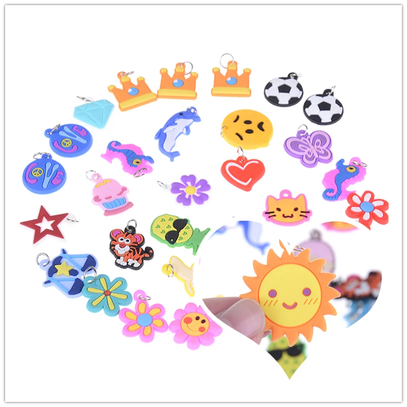 30 шт. разноцветные бусины подвески в виде животных|Пазлы| |