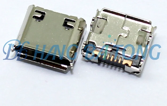 

10 шт. новый оригинальный micro USB зарядный порт для Samsung Galaxy c6712 c6352 C6752 зарядное устройство гнездо разъем док-разъем Гнездовой разъем