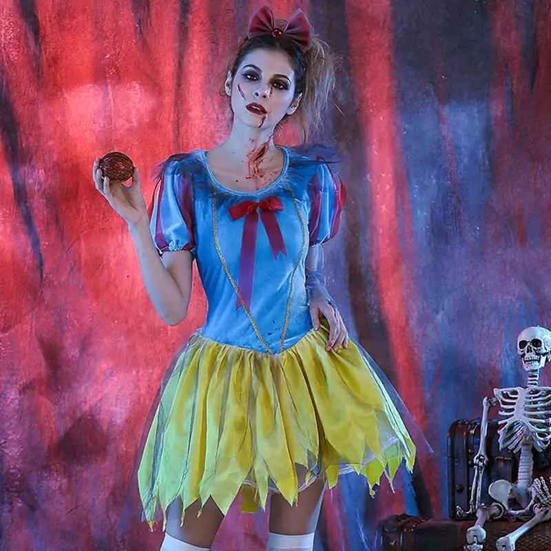 Новая мода Хэллоуин Вечеринка призрак невесты для женщин косплей Хэллоуина