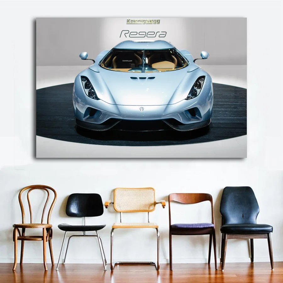 Koenigsegg Регера суперкар картина настенные художественные плакаты Печать на холсте художественные картины для декора гостиной
