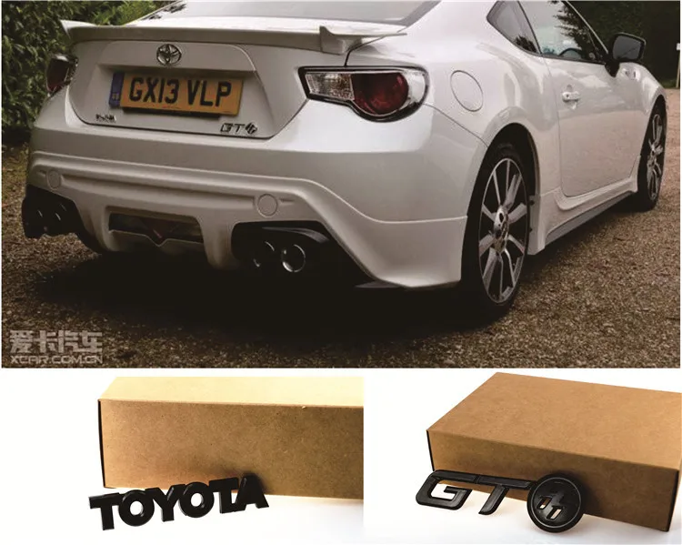 Мате птицы Toyota 86 модифицированный логотип автомобиля GT86 наклейки на хвост декоративные наклейки модификация автомобиля Азиатский черный классический цвет
