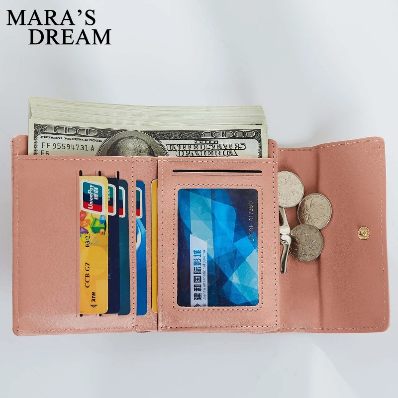 Кошельки для мелочи Mara's Dream 2018 кошелек с держателем Женский однотонный из