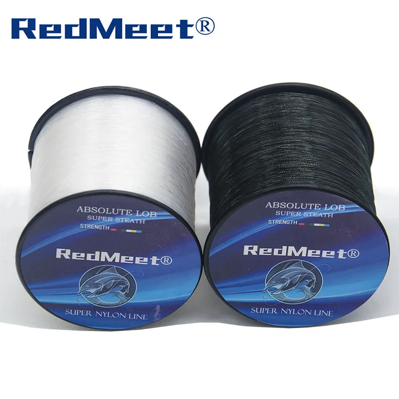 Нейлоновая Леска RedMeet однонитевая Мононить для ловли карпа 1000 м 4 4/8 6/12 1/15 4/19 3/22/28 6
