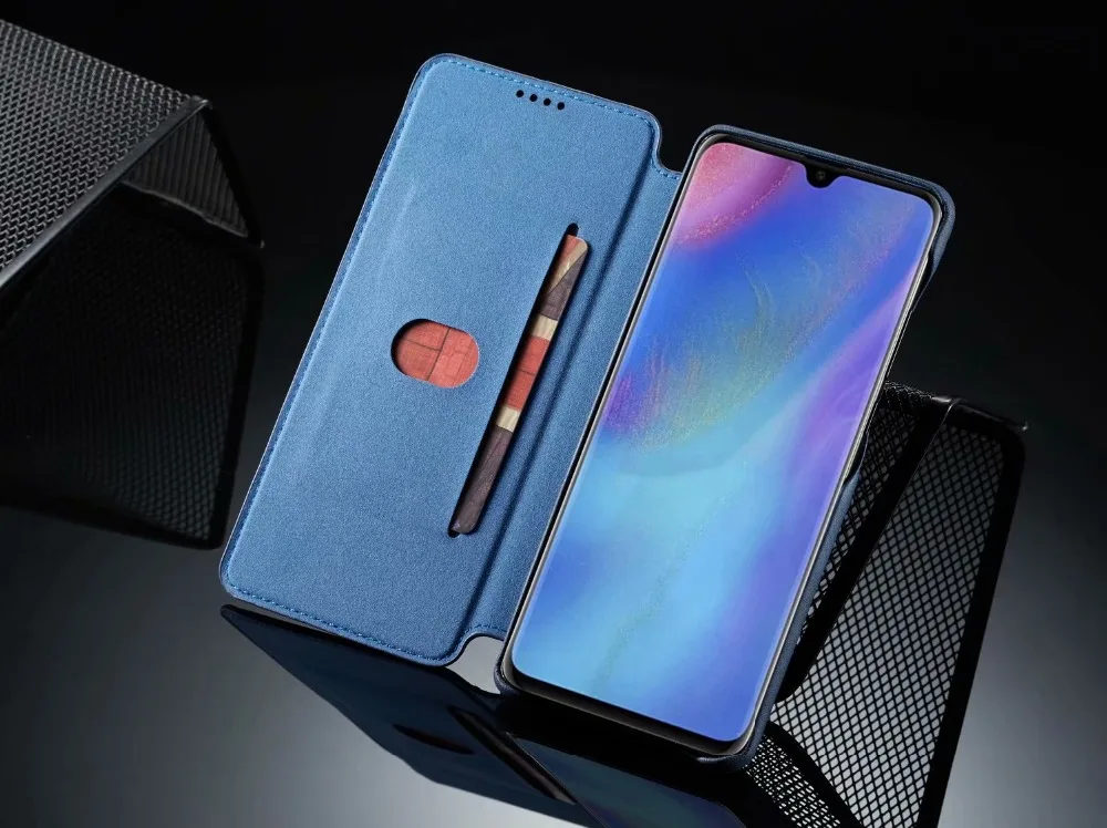 Роскошный кожаный магнитный флип-чехол для huawei p20 lite, чехол-кошелек со слотом для карт, подставка, чехол-книжка для huawei p20 p30 pro, чехол