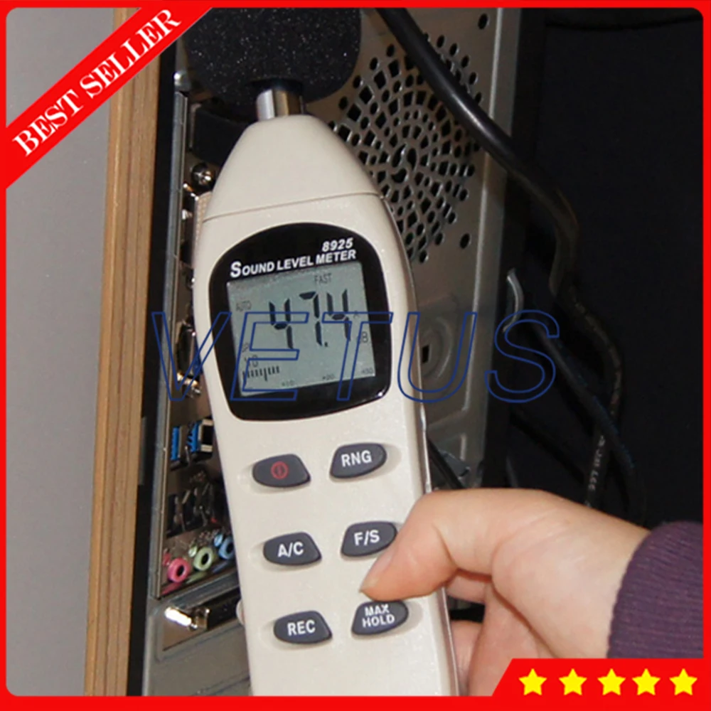 AZ8925 Handheld LCD Digital Sound Level Meter Datalogger Noise Detector Decibel | Инструменты