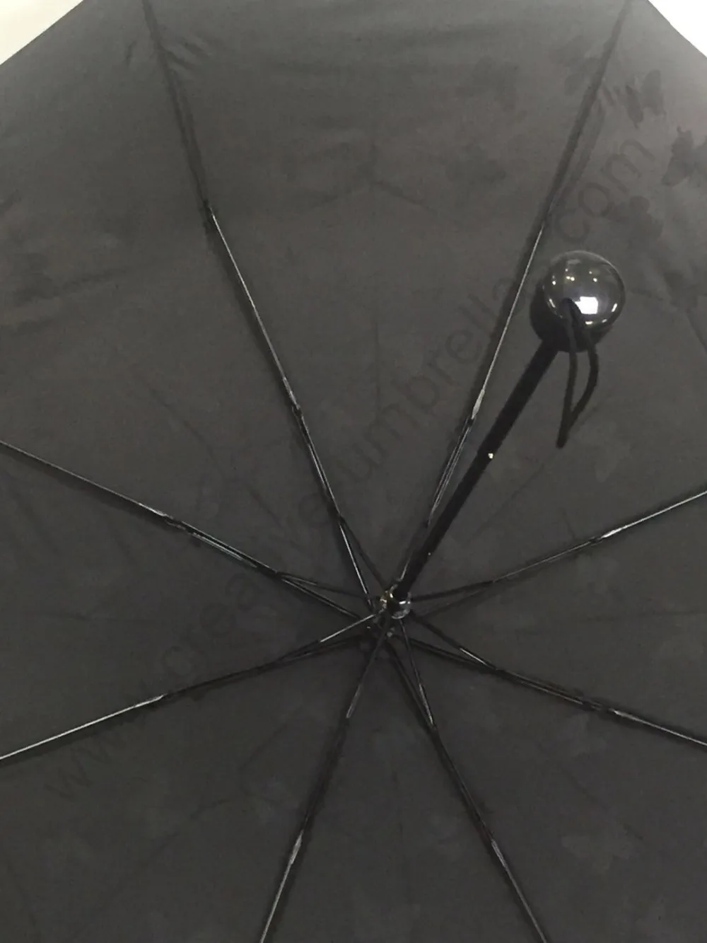 Ветрозащитный рекламный полноразмерный зонтик из стекловолокна с бабочками от