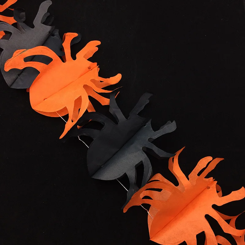 

Halloween Pumpkin Spider Skull Lahua Paper Lahua Bat Ghost Lahua Brace Party Toys Movie Theme Props Supply