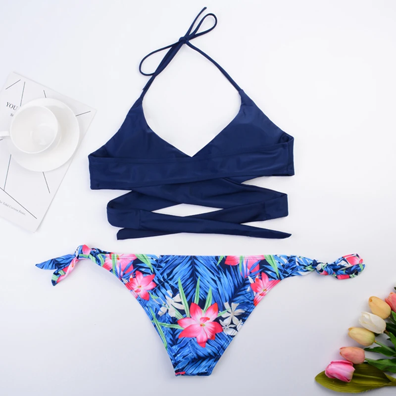 2019 микро купальники Бандажное бикини сексуальные пляжные женские купальные
