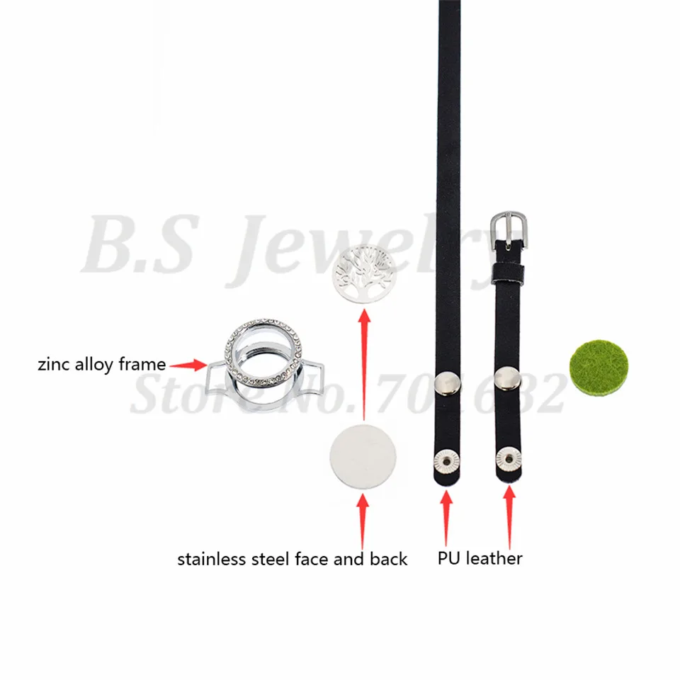 Красивый медальон для ароматерапии с кристаллами 25 мм | Украшения и аксессуары