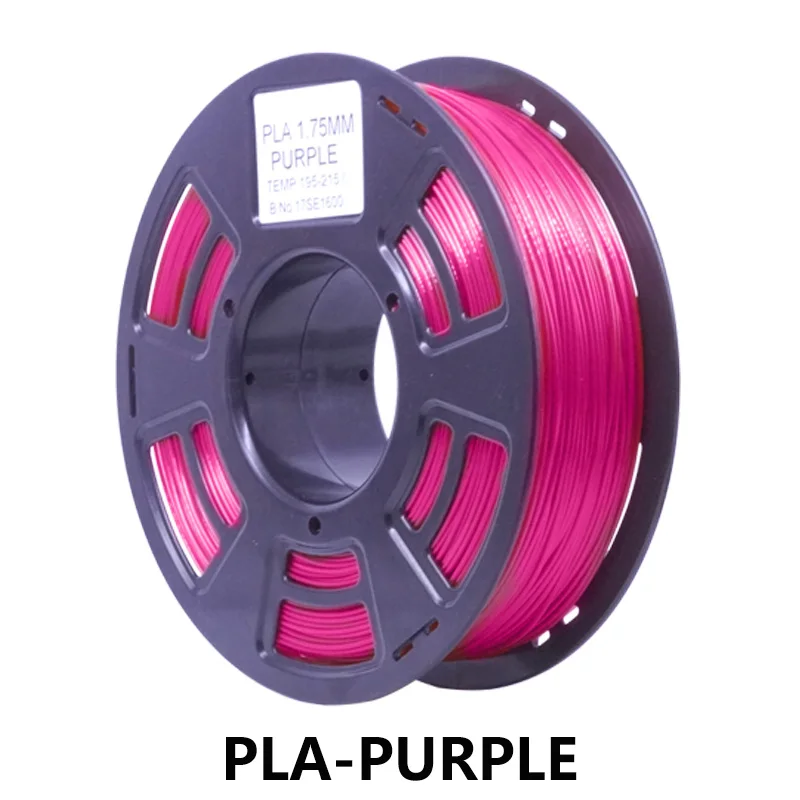 light purple PLA 1,75 мм 1 кг/2.2lb 18 видов Цвета нити Пластик материалы резиновые Цвет 1,75 расходные материалы для 3D-принтеры Экструдер 3d Ручка - Цвет: light purple