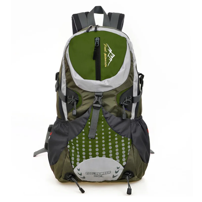 Green Fengtu 30L походный рюкзак унисекс, переносные спортивные сумки для мужчин и женщин, рюкзаки для кемпинга и путешествий, Легкие уличные сумки - Цвет: Green