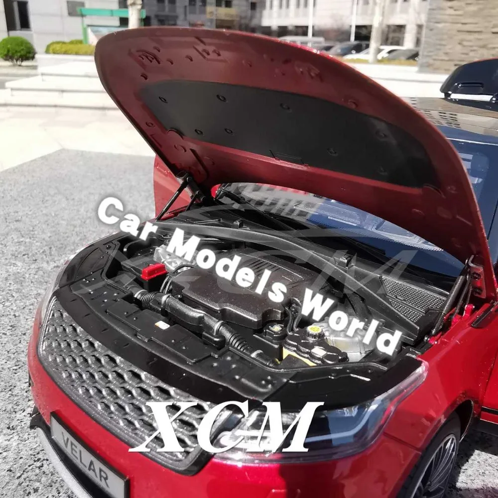 Литая модель автомобиля для LCD Velar 1:18 (красный/черный) + небольшой подарок! |
