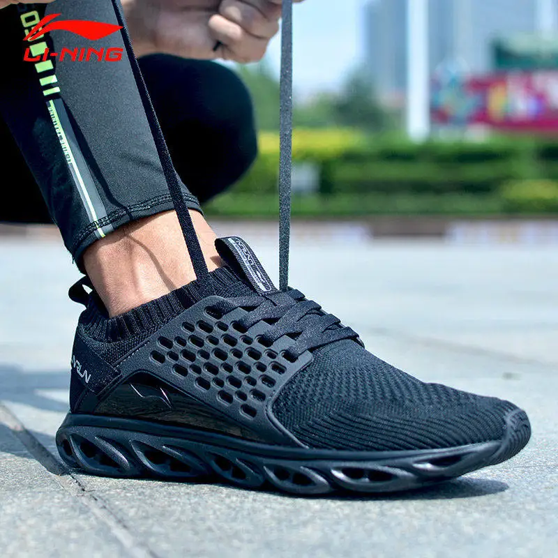 Li-Ning мужские кроссовки для бега LN ARC, подкладка из моно пряжи, стабильная поддержка, спортивная обувь, дышащие кроссовки ARHN113 SJAS18
