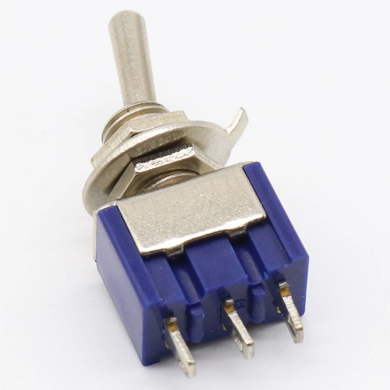 Акция! 5 шт. AC ON-ON SPDT 2 позиционный запирающий переключатель 6A 125V | Обустройство