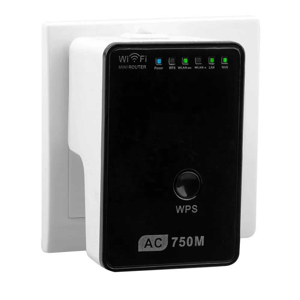 AC01 Универсальный Беспроводной двухдиапазонный Wifi ретранслятор расширитель