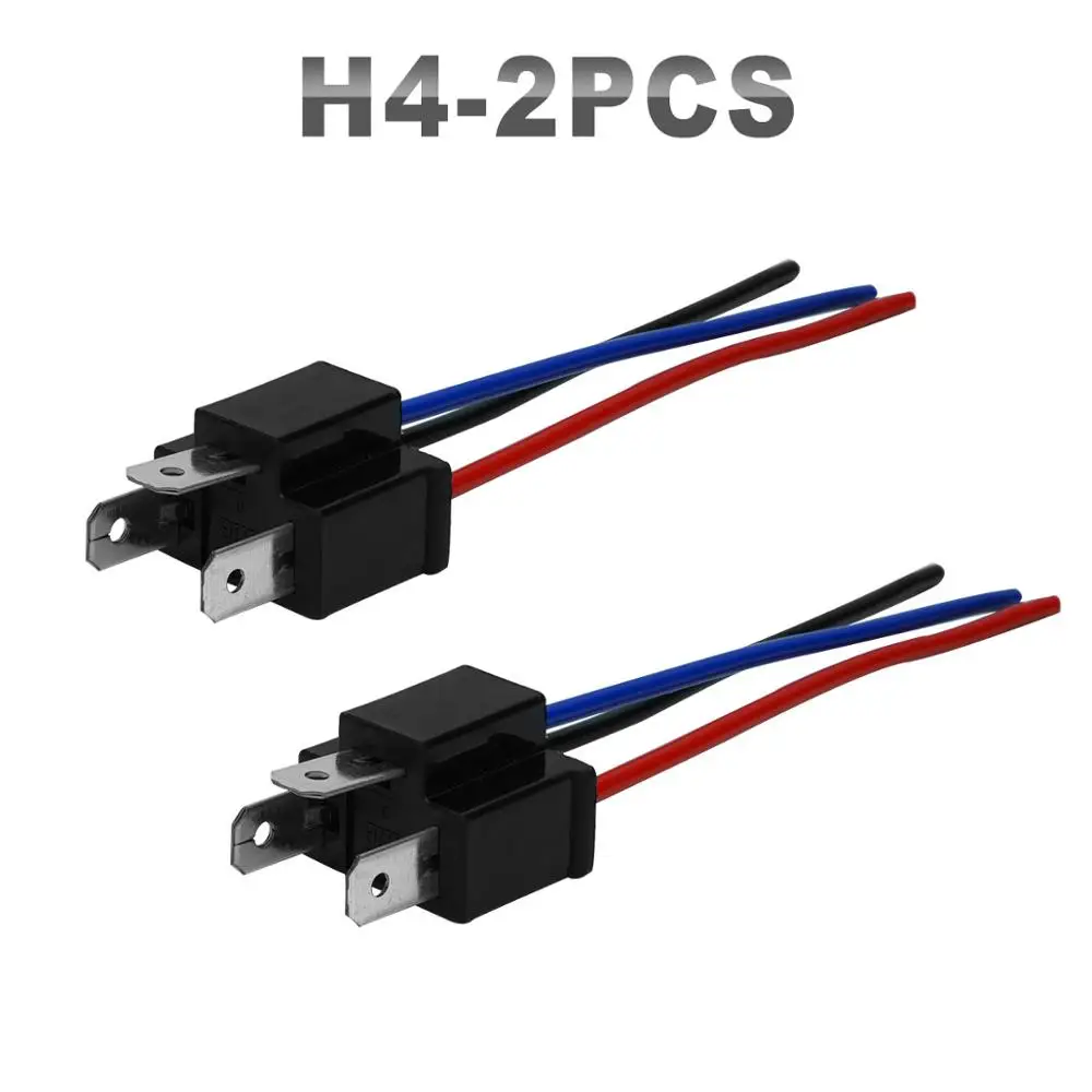 JGAUT Automotivo Мужской Разъем H4 Противотуманные фары жгут проводов СИД H7 9005 HB3 H8 H9 H11