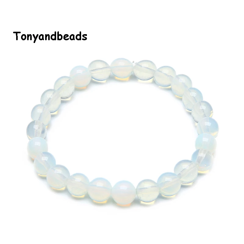 

Natural Stone Beads Beaded Bracelet & Bangle For Women or Men No.NB1