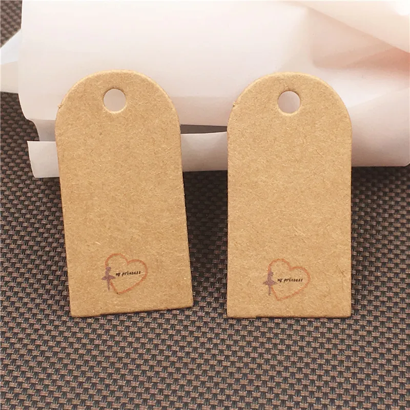 Упаковка этикеток ручной работы 50 шт./лот Новое поступление крафт бумага