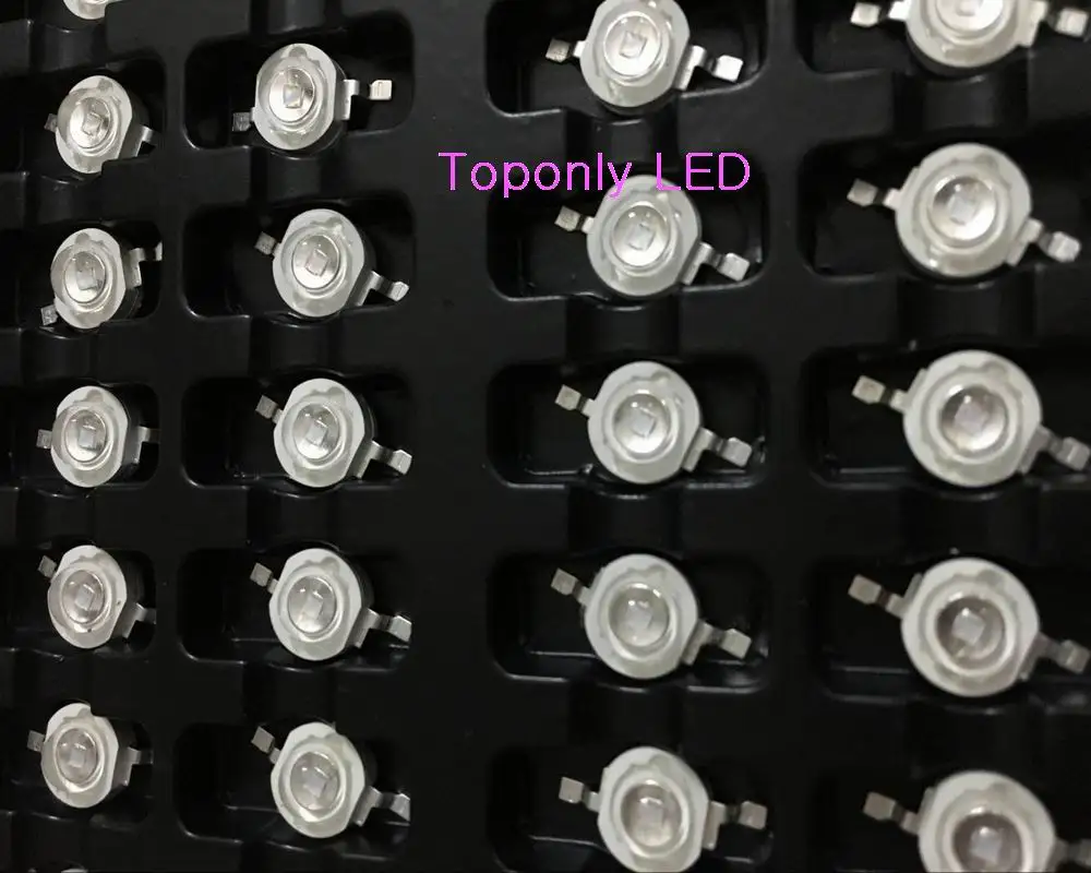 

1w ultraviolet high power led light beads nails gel uv curing lamp 420-430nm 100pcs/lot promotion DHL/FEDEX/EMS free shipping