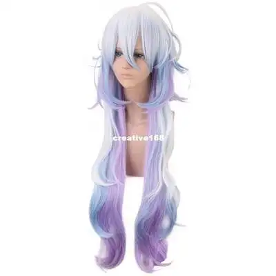Anime Fate/Grand Order Caster Merlin Long Wig Cosplay Costum |