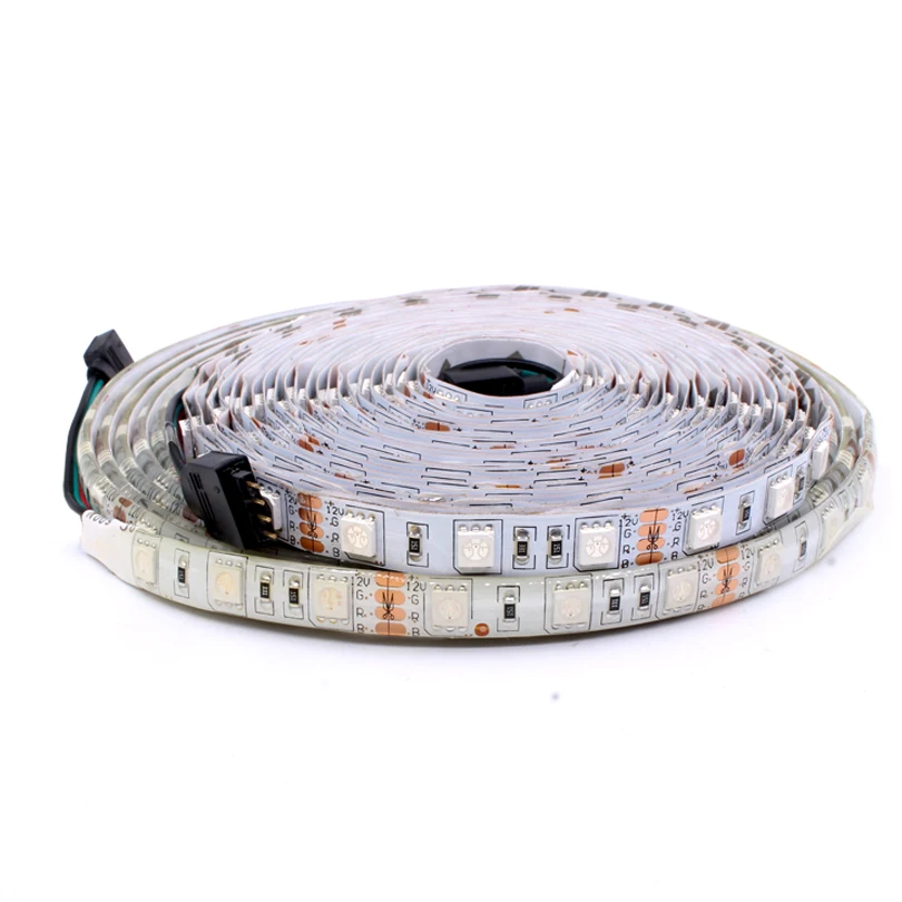 Светодиодная лента RGB светодиодный 5050 SMD 2835 гибкая полоса 5 М диод DC 12 В + пульт