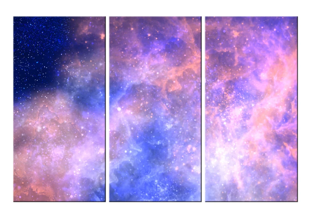 3 panel Modern Home Art Wall HD Picture Canvas printings Living Room Decoration Theme Stars Shining019 | Дом и сад