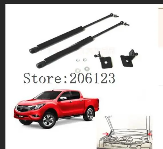 Для MAZDA BT50 аксессуары для BT 50 капот автомобиля Газовый амортизатор стойка лифта