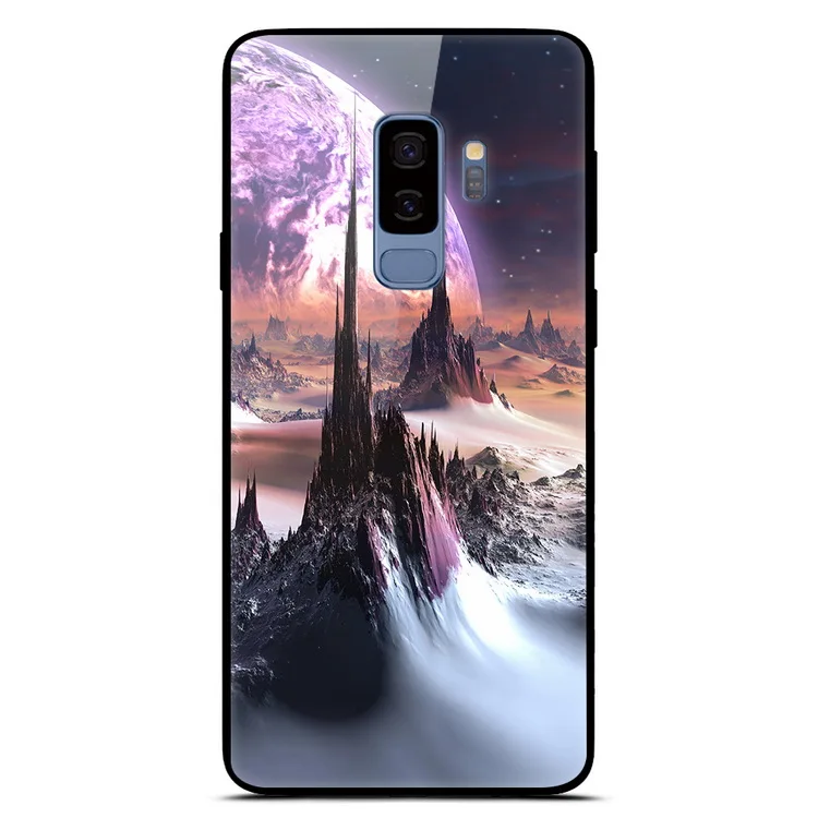 Чехол из закаленного стекла для samsung S9, Жесткий Чехол для задней панели, чехол для samsung Galaxy S9 Plus, чехол, TPU бампер S10e S10 Plus Caso