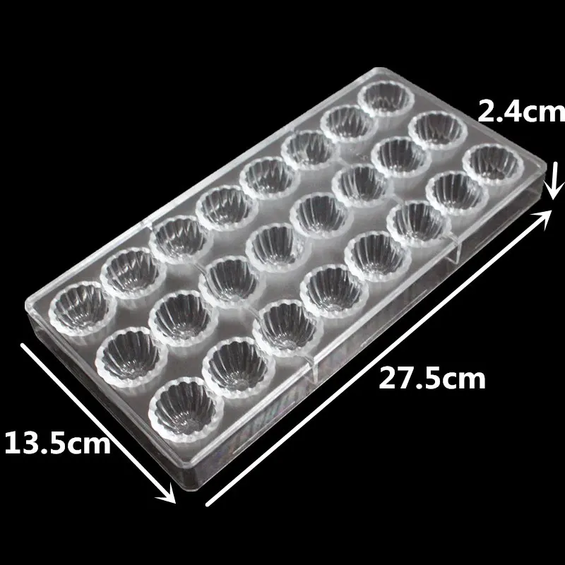 24 полостей в форме цветов поликарбонатные формы для шоколада формочка десерта