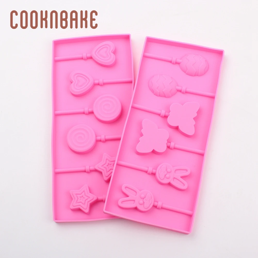 Круглая силиконовая форма COOKNBAKE для леденцов, цветов, конфет, шоколада, леденцов, инструмент для украшения торта, сделай сам, торт, Рождество