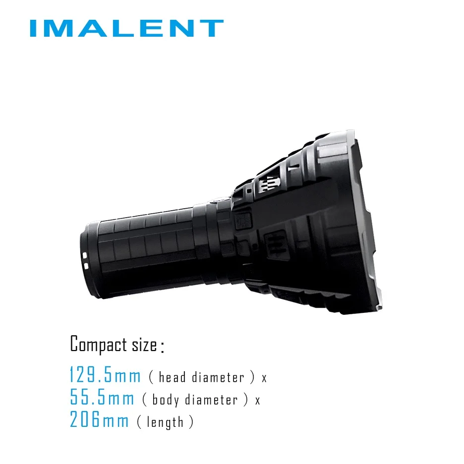 IMALENT R90C светодиодный светильник-вспышка CREE XHP35 HI светодиодный фонарь 20000 люменов 1679 метров, светильник-вспышка с батареей для наружного поиска