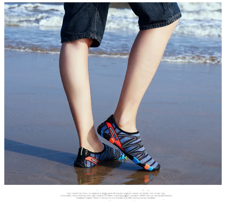 Спортивная обувь для мужчин; унисекс; быстросохнущие водонепроницаемые кроссовки; спортивная обувь без шнуровки; женская обувь для йоги; пляжная дышащая обувь для дайвинга