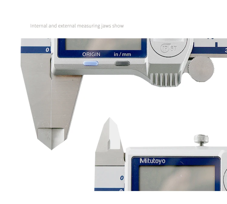 Mitutoyo 500-752-20 500-753-20 500-754-10 0-150/200/300 мм(0-6 дюймов)/8/12 дюймов IP67 для защиты от дождя/пыли/Водонепроницаемые АБС цифровые Штангенциркули Быстрая