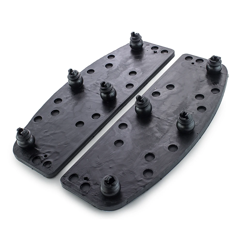 Motorcycle Front Rubber Rider Insert Floorboard Footpeg Footrest Pad Footboard For Harley Touring Road King Electra Street Glide |