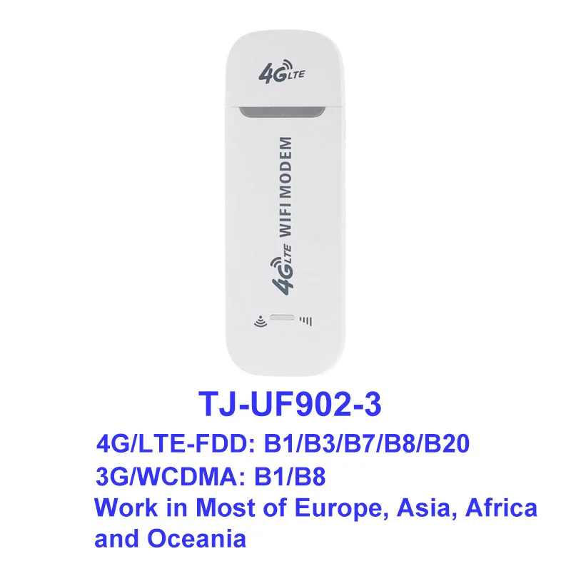 UF902-3 TIANJIE 4G LTE USB wifi модем 3g 4g usb dongle автомобильный wifi роутер 4g lte dongle сетевой адаптер с слотом для sim-карты - Цвет: UF902-3