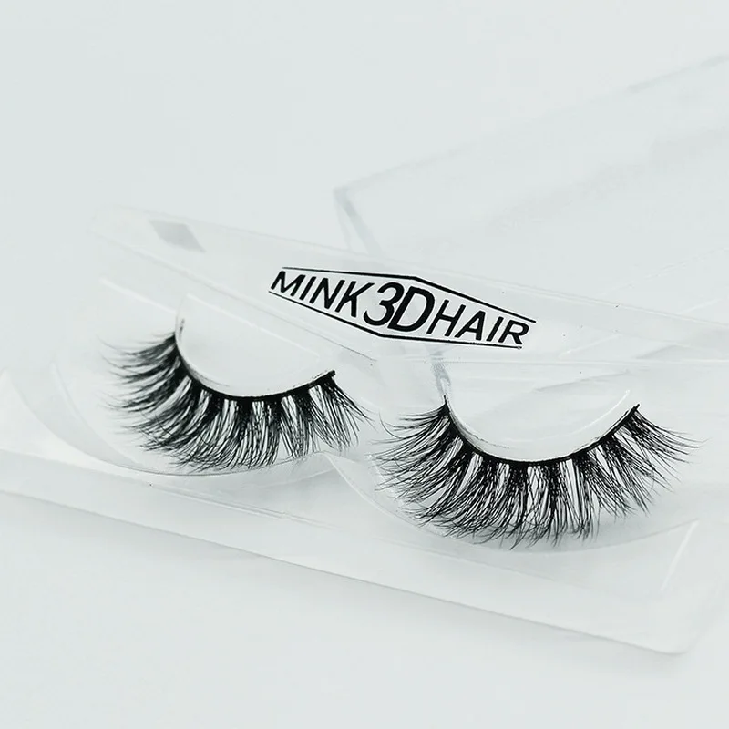 3D ресницы серо коричневого цвета 1 шт. коробка пара в упаковке натурального