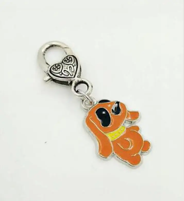 Эмалированный брелок с застежкой карабином для ключей от йоркширского