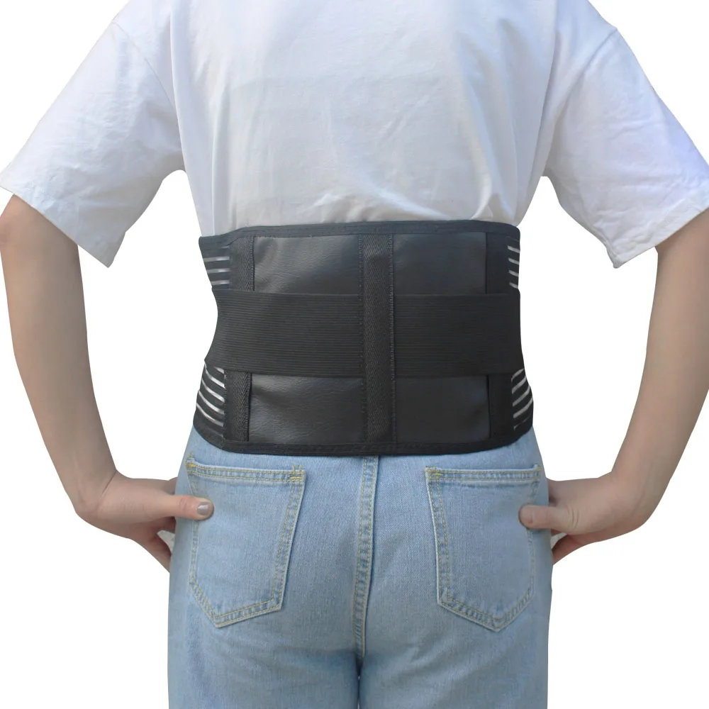 Tcare Verstelbare Taille Toermalijn Zelf verwarm Magnetische Therapie Ondersteuning Riem Lumbale Brace Massage Band Ge|Брекеты и