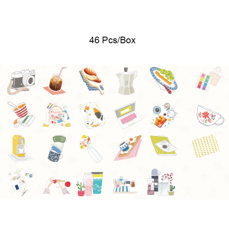 45 шт./лот студенческий красочный планировщик пожизненная бумага наклейки для