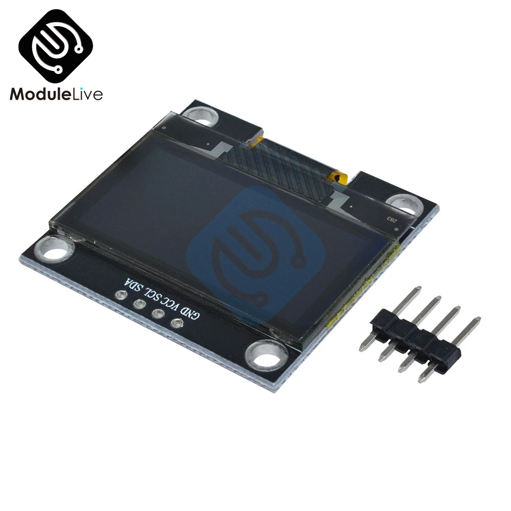 4PIN 1 3 &quot1 дюймов IIC I2C серийный 128x64 SSH1106 OLED ЖК дисплей белый/синий экран модуль для