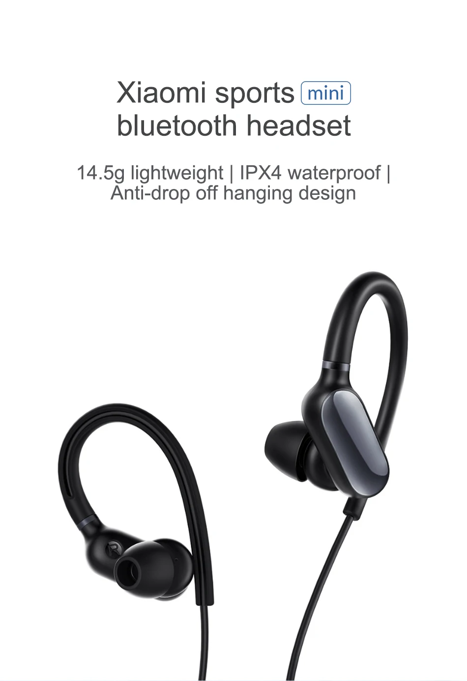 Xiaomi mi спортивные Bluetooth наушники mi ni версия Беспроводные Bluetooth 4,1 спортивные водонепроницаемые наушники с mi c